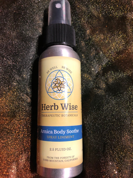 Arnica Body Soothe Spray Liniment with Oil of Gold